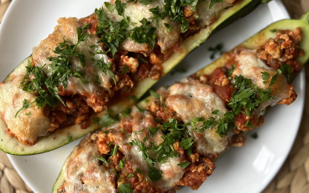 Faszerowana cukinia dla insulinoopornych