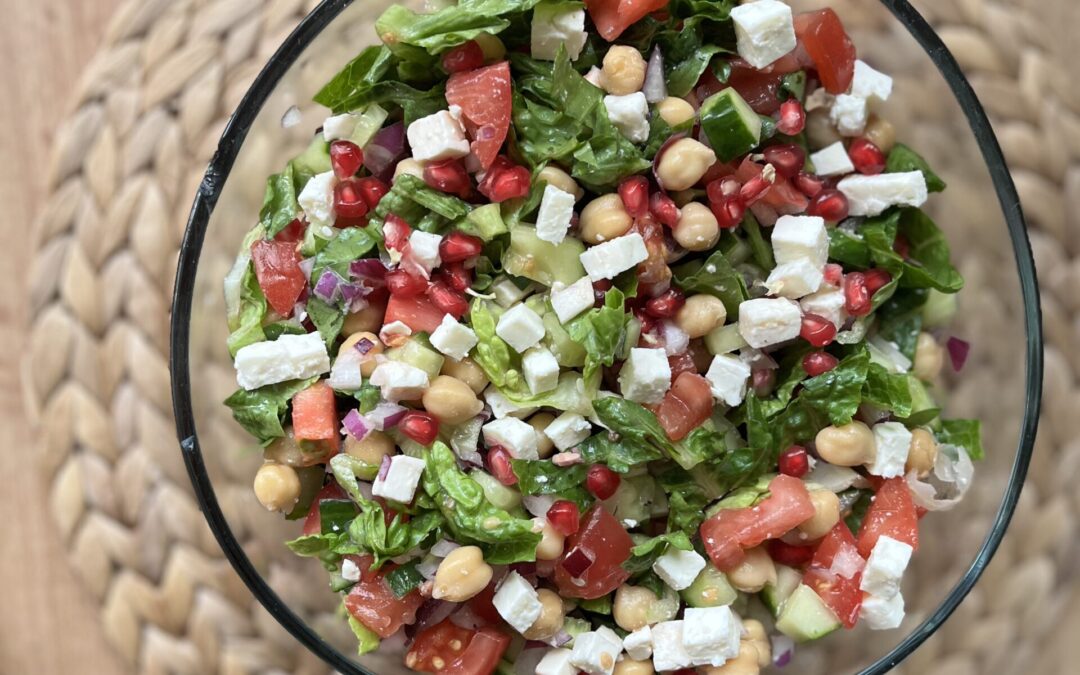 Bombowa sałatka z granatem dla insulinoopornych